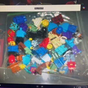 BAG OF LEGO FIGURE PARTS  - ITEM - 5 - 33